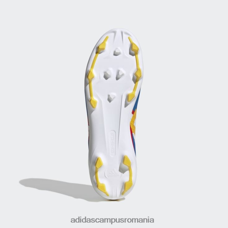 adidas campus romania crampoane de fotbal pentru teren ferm din carbon bărbați alb/carbon/albastru J266N220003