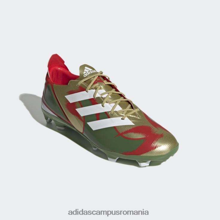 adidas campus romania gamemode crampuri de fotbal pentru teren ferm goldallic bărbați goldalic/alb/verde de trib J266N220000