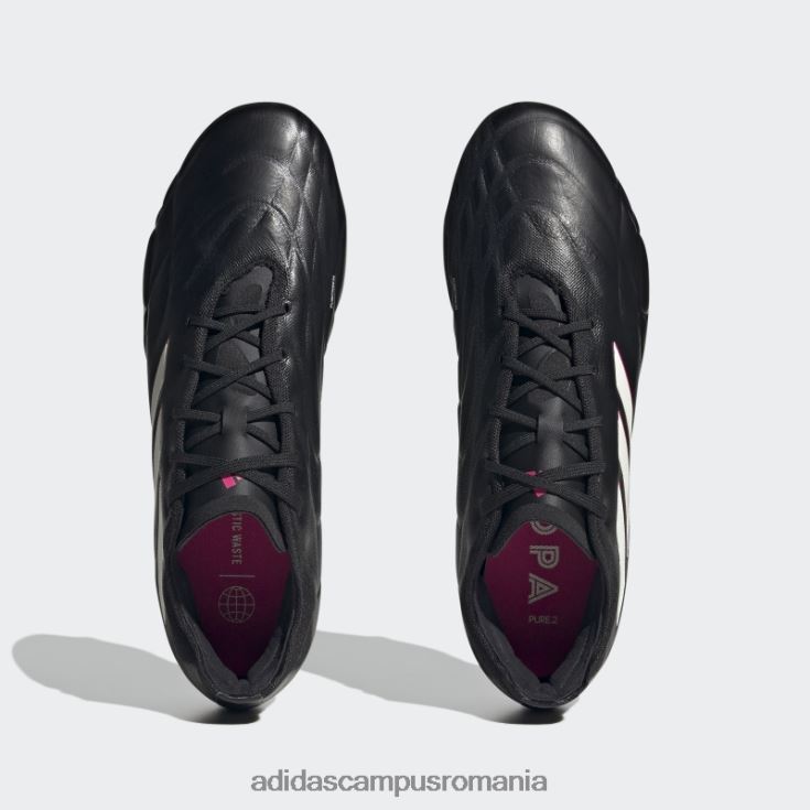 adidas campus romania negru copa pure.2 crampoane de fotbal pentru teren ferm bărbați negru/zero metalic/roz J266N219984