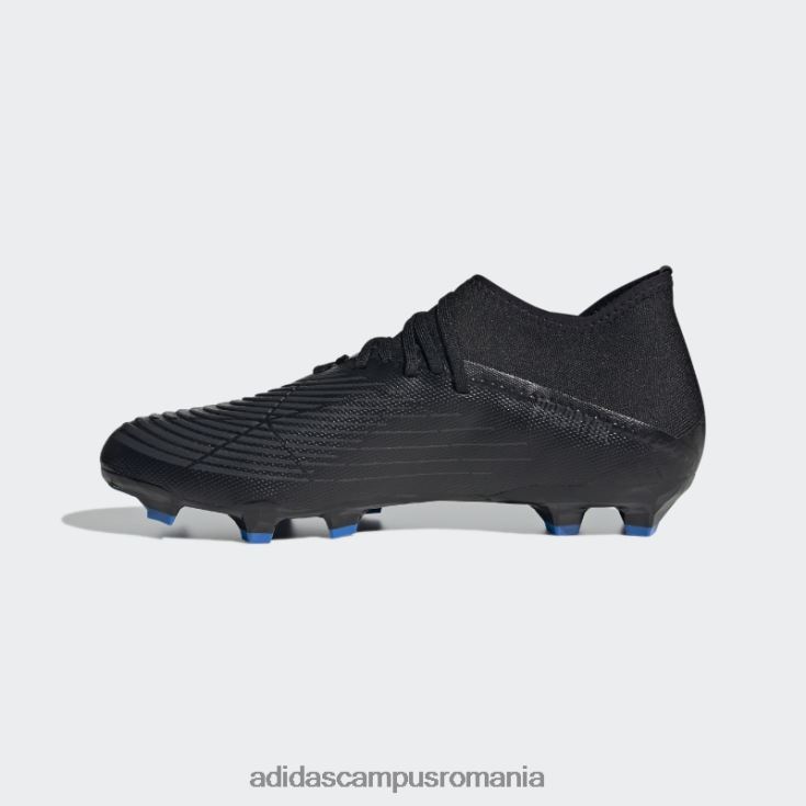 adidas campus romania pradator edge.3 crampoane de fotbal pentru teren ferm negru bărbați negru/alb/rosu J266N220005