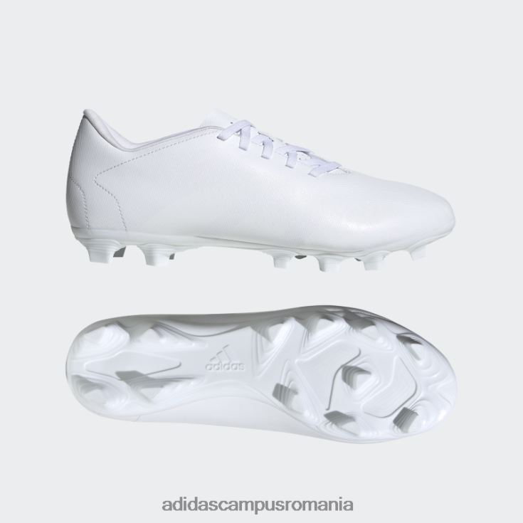 adidas campus romania precizie pradator alb.4 crampoane flexibile de fotbal la sol bărbați alb negru J266N219961