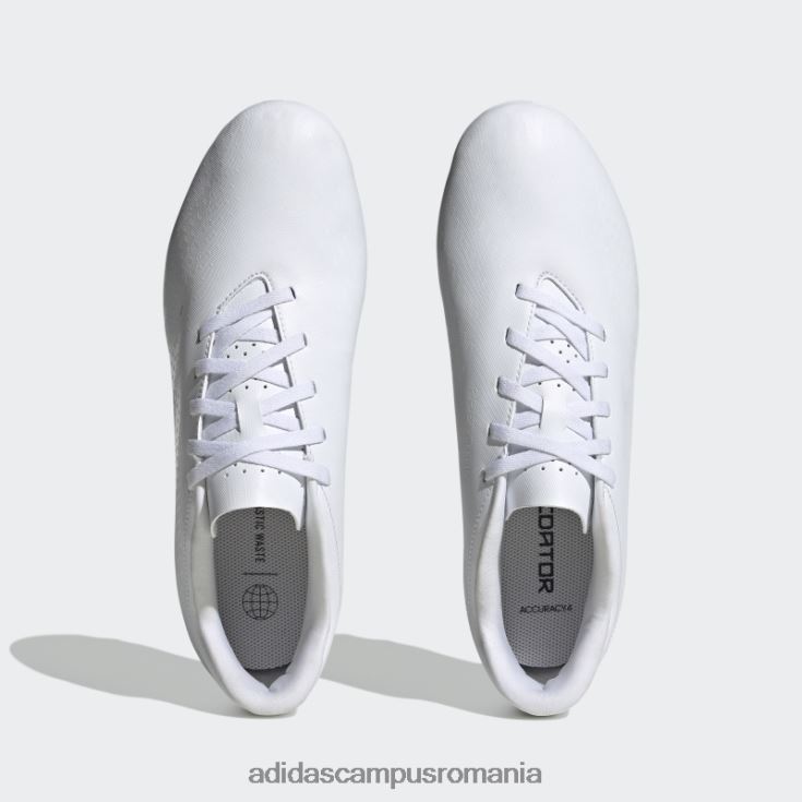 adidas campus romania precizie pradator alb.4 crampoane flexibile de fotbal la sol bărbați alb negru J266N219961