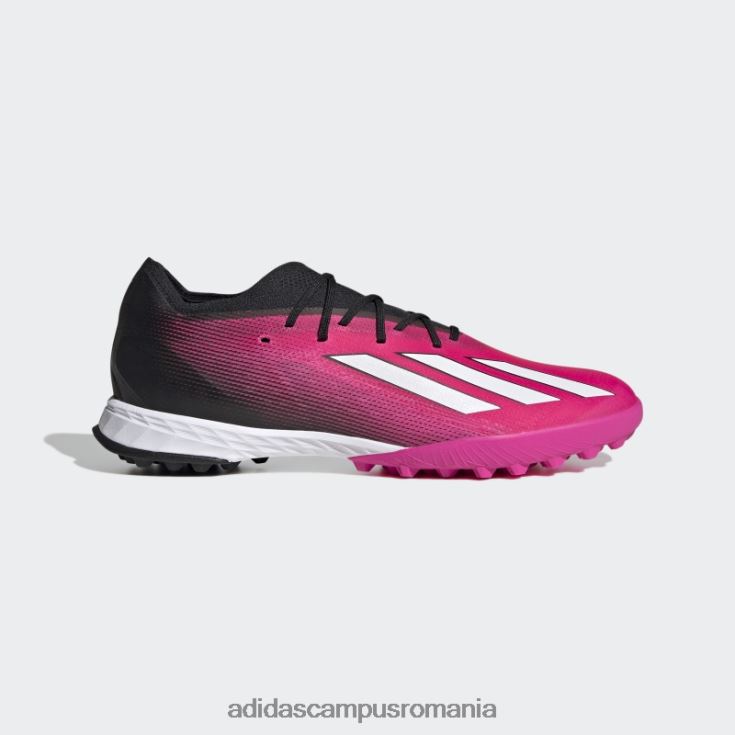 adidas campus romania roz x speedportal.1 pantofi de fotbal gazon bărbați roz/alb/negru J266N219972