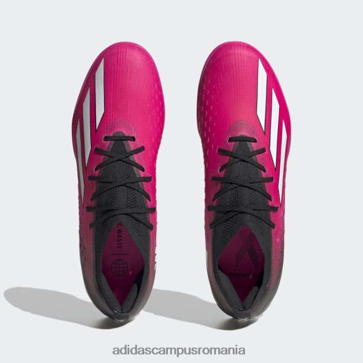 adidas campus romania roz x speedportal.1 pantofi de fotbal gazon bărbați roz/alb/negru J266N219972