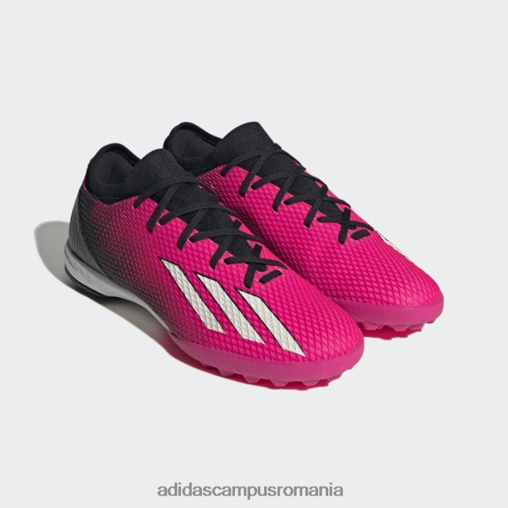 adidas campus romania roz x speedportal.3 pantofi de fotbal gazon bărbați roz/zero metalic/negru J266N219979