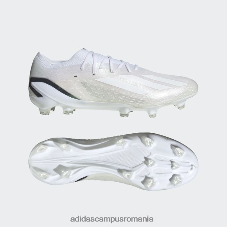 adidas campus romania x speedportal.1 crampoane de fotbal pentru teren ferm alb bărbați alb negru J266N219969