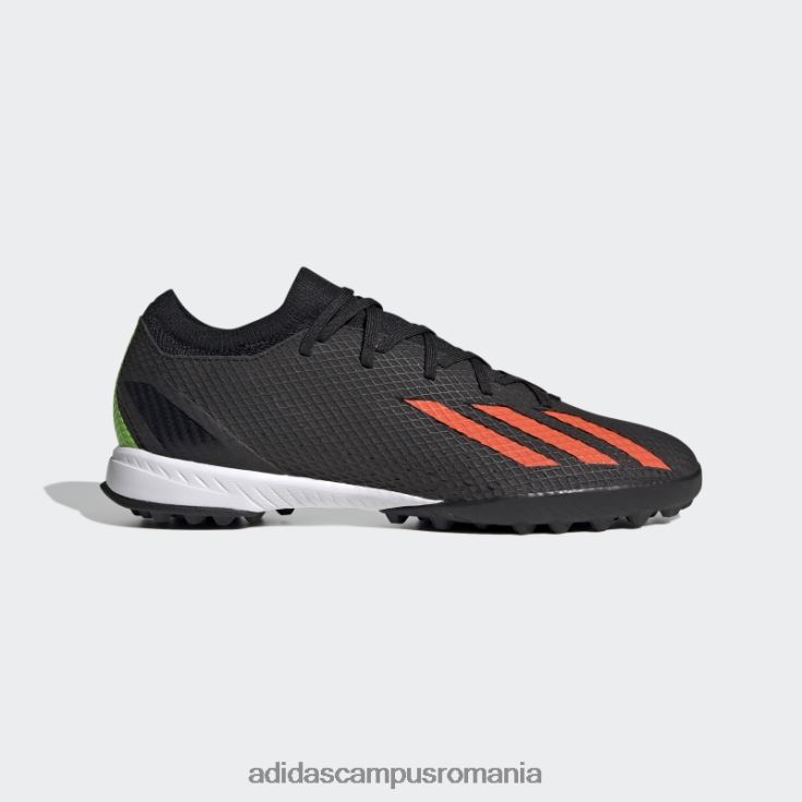 adidas campus romania x speedportal.3 cizme gazon negre bărbați negru/rosu/verde J266N213028
