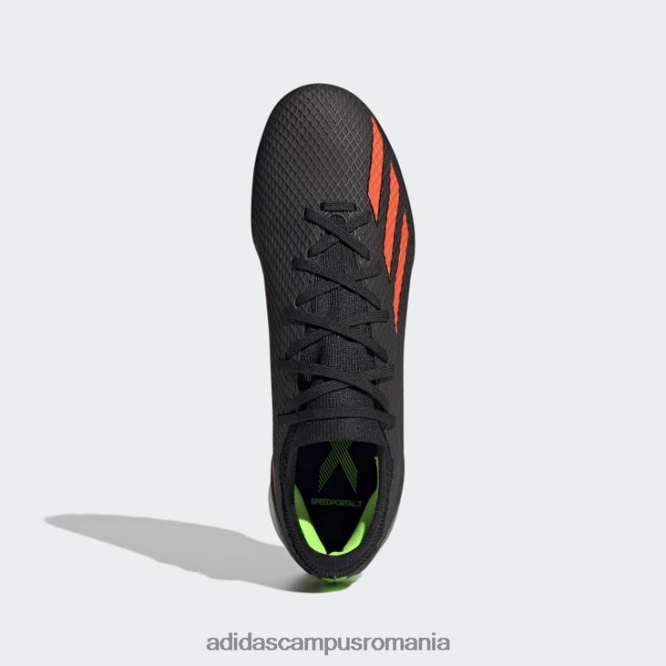 adidas campus romania x speedportal.3 cizme gazon negre bărbați negru/rosu/verde J266N213028