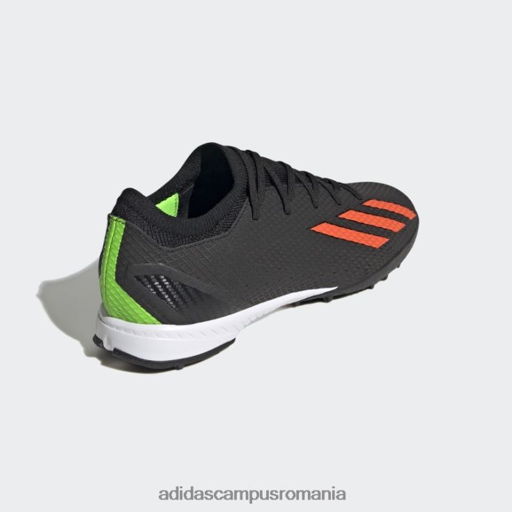 adidas campus romania x speedportal.3 cizme gazon negre bărbați negru/rosu/verde J266N213028