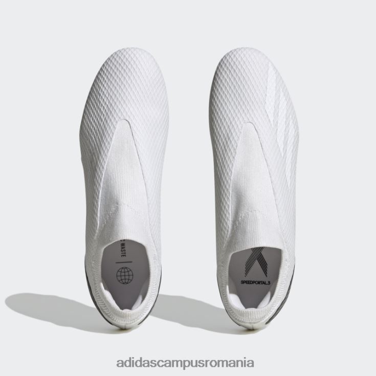 adidas campus romania x speedportal.3 ghete de fotbal pentru teren ferm alb adidas bărbați alb negru J266N219974