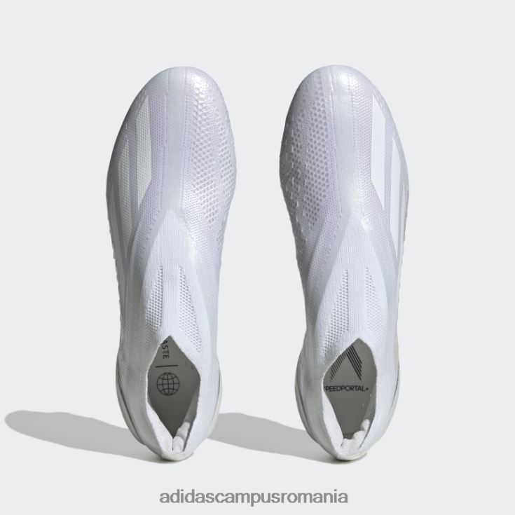 adidas campus romania x speedportal+ crampoane de fotbal pentru teren ferm alb bărbați alb negru J266N219964