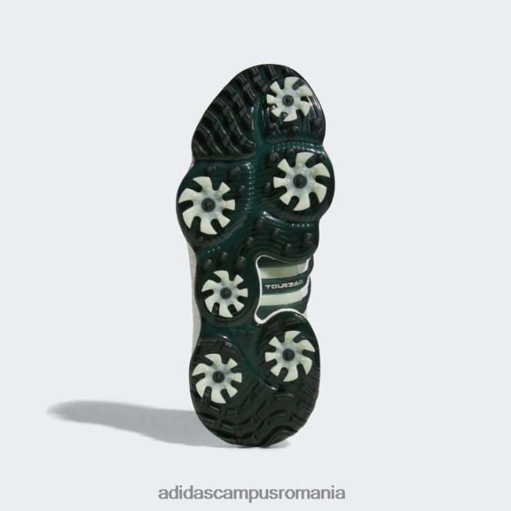 adidas campus romania pantofi de golf alb tour360 22 bărbați alb/verde J266N21396