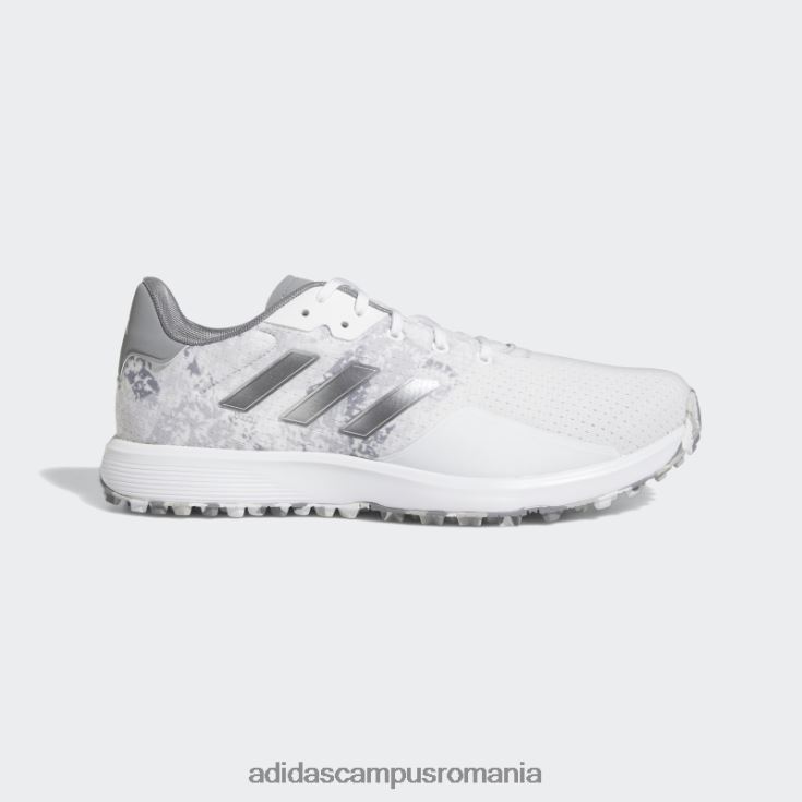 adidas campus romania pantofi de golf albi s2g sl largi bărbați alb/argintiu/gri J266N24684