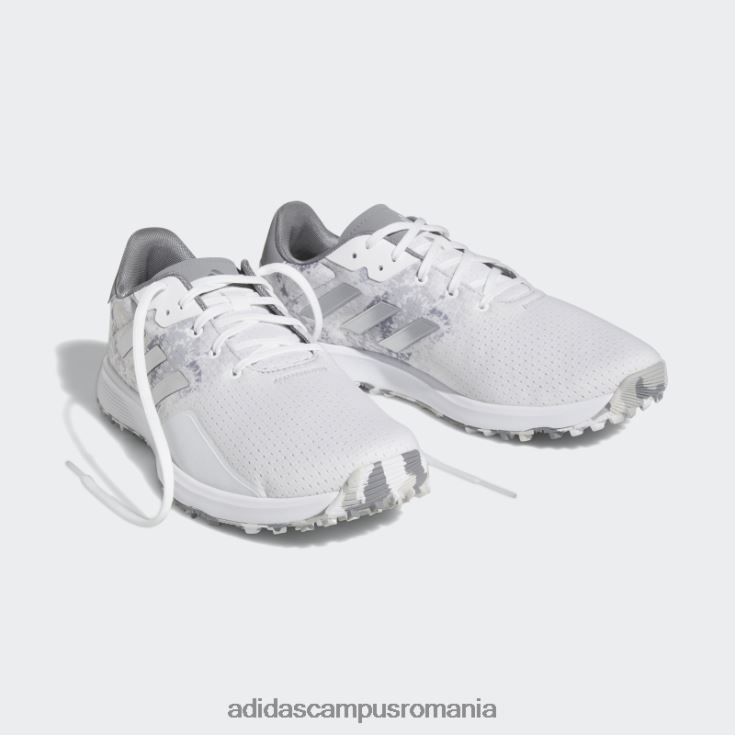 adidas campus romania pantofi de golf albi s2g sl largi bărbați alb/argintiu/gri J266N24684