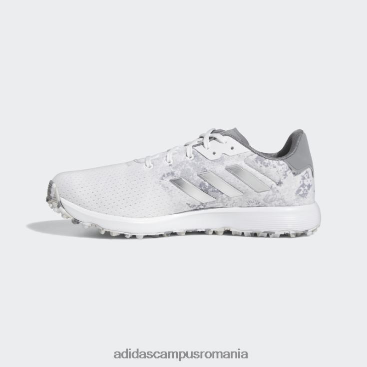 adidas campus romania pantofi de golf albi s2g sl largi bărbați alb/argintiu/gri J266N24684