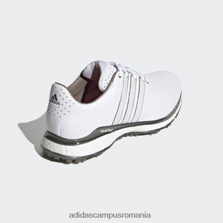 adidas campus romania pantofi de golf albi tour360 xt-sl 2.0 fără vârfuri bărbați alb/argintiu închis J266N212425