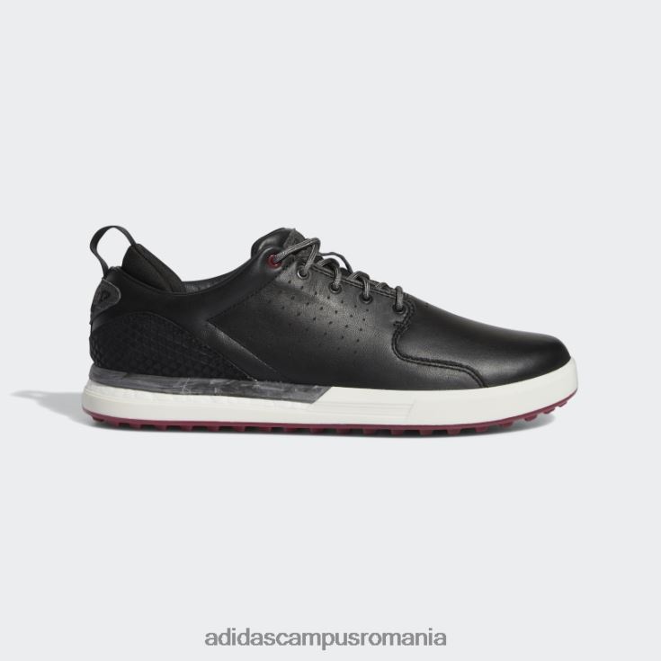 adidas campus romania pantofi de golf flopshot spikeless negri bărbați negru/gri/visiniu J266N212943