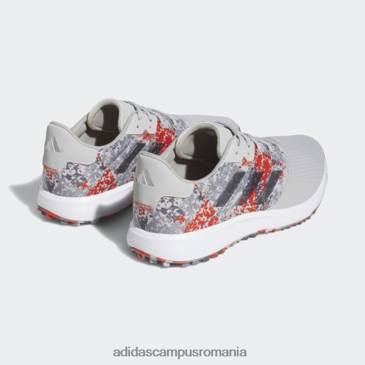 adidas campus romania pantofi de golf gri s2g sl largi adidas bărbați gri/rosu J266N24659