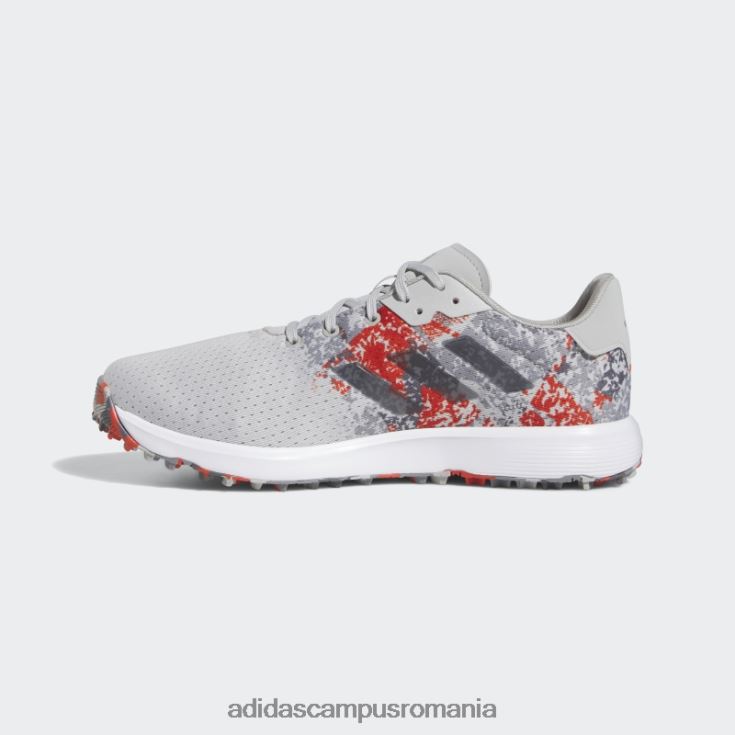 adidas campus romania pantofi de golf gri s2g sl largi adidas bărbați gri/rosu J266N24659