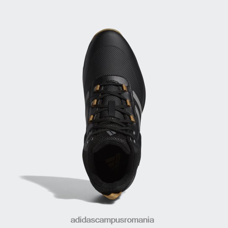 adidas campus romania pantofi de golf negri s2g din poliester reciclat cu tăietură mijlocie adidas bărbați negru/gri/mesa J266N24767