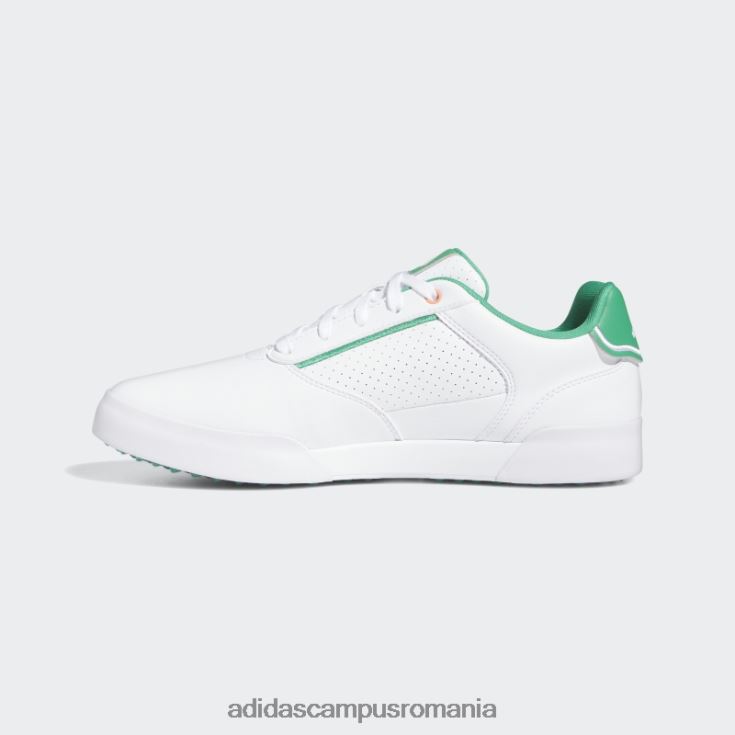 adidas campus romania pantofi de golf retrocross albi fără vârfuri adidas bărbați alb/verde curte J266N25937