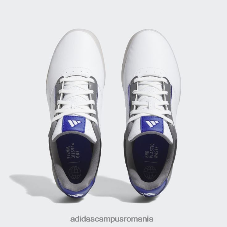 adidas campus romania pantofi de golf retrocross negri fără vârfuri bărbați alb/albastru/negru J266N24730
