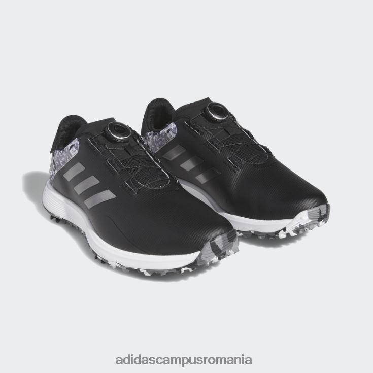 adidas campus romania s2g boa pantofi largi negri bărbați negru/argintiu închis/gri J266N2308