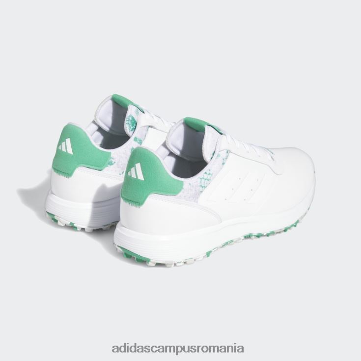 adidas campus romania s2g sl pantofi de golf teren verde bărbați alb/verde curte J266N212610