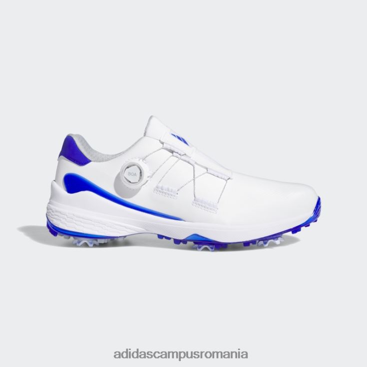 adidas campus romania zg23 boa lightstrike pantofi de golf albastri bărbați alb/albastru/argintiu J266N2418