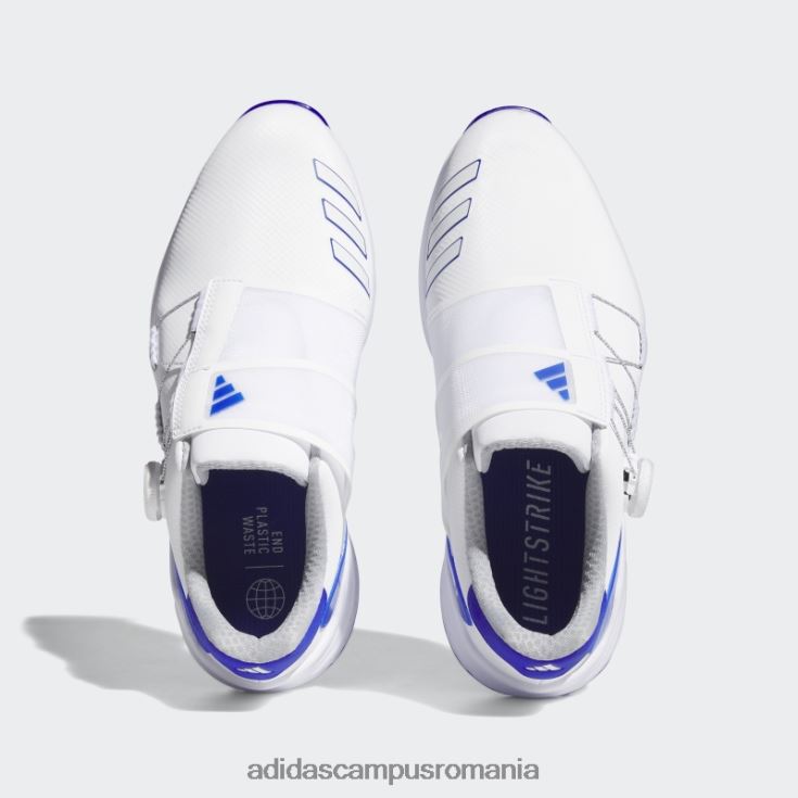 adidas campus romania zg23 boa lightstrike pantofi de golf albastri bărbați alb/albastru/argintiu J266N2418