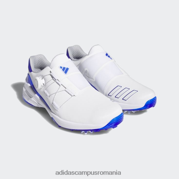 adidas campus romania zg23 boa lightstrike pantofi de golf albastri bărbați alb/albastru/argintiu J266N2418