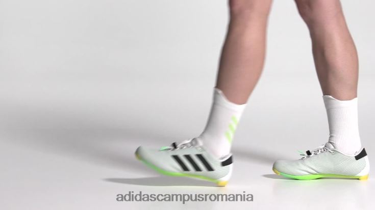 adidas campus romania pantofii de ciclism rutier albi bărbați alb/negru/verde fascicul J266N220054