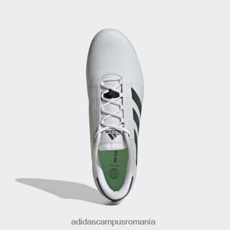 adidas campus romania pantofii de ciclism rutier albi bărbați alb/negru/verde fascicul J266N220054
