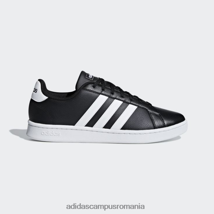 adidas campus romania pantofi de modă Grand Court alb bărbați alb negru J266N2584