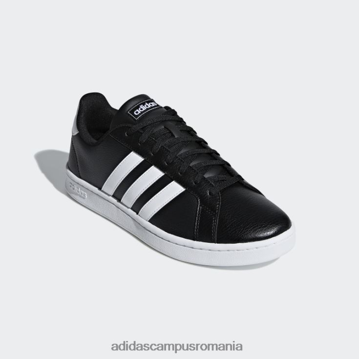 adidas campus romania pantofi de modă Grand Court alb bărbați alb negru J266N2584