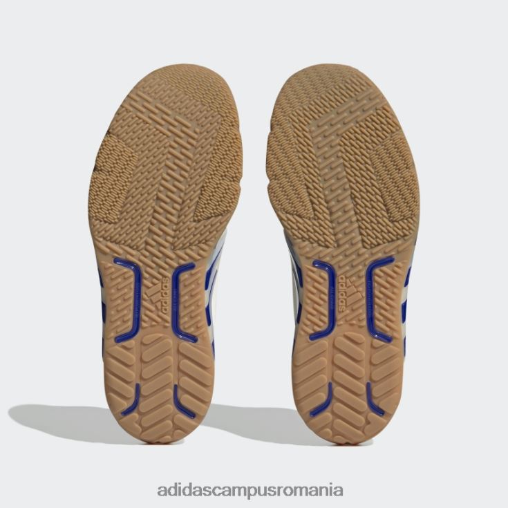 adidas campus romania pantofi antrenori dropset albi bărbați alb/albastru/gumă J266N23668