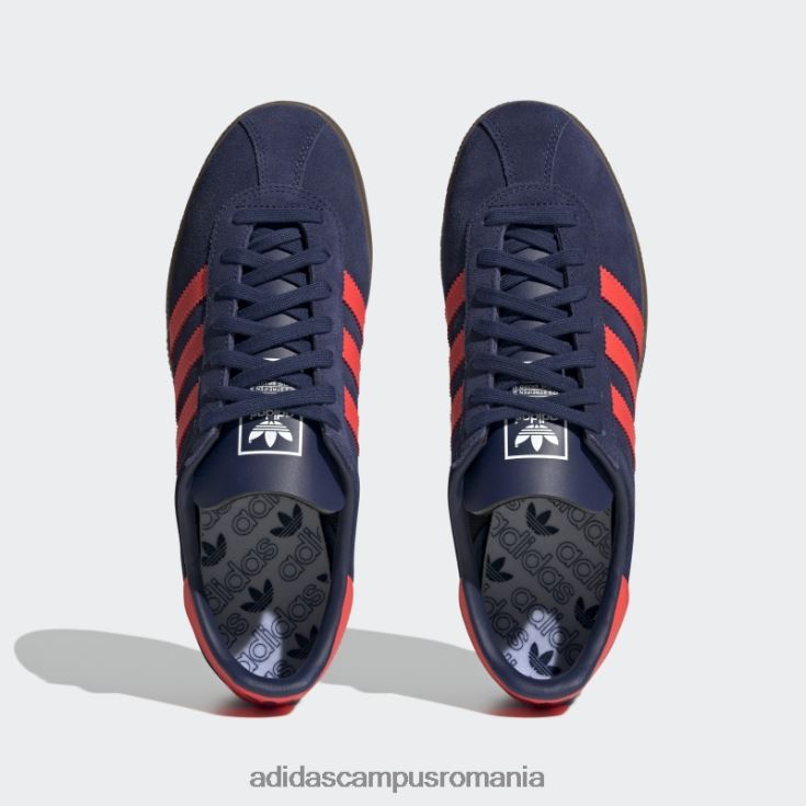 adidas campus romania Munchen pantofi albastru închis bărbați albastru închis/roșu/gumă J266N21369