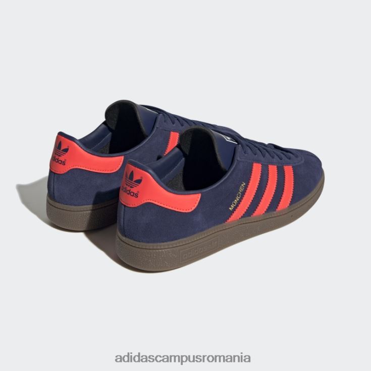 adidas campus romania Munchen pantofi albastru închis bărbați albastru închis/roșu/gumă J266N21369