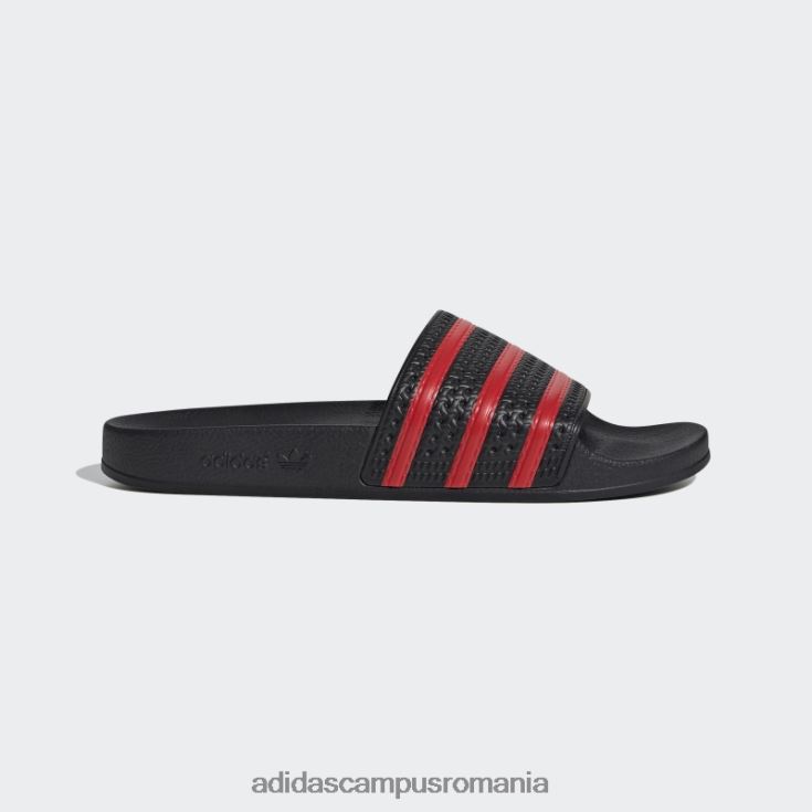 adidas campus romania adilette slides roșu bărbați negru/rosu J266N213024