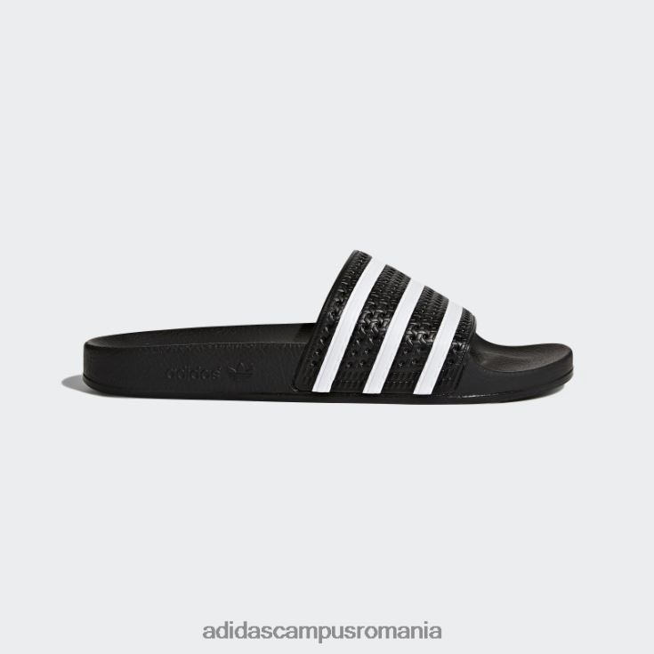 adidas campus romania adilette slides white bărbați alb negru J266N2249