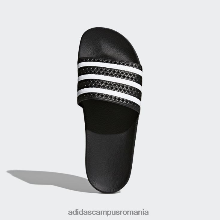 adidas campus romania adilette slides white bărbați alb negru J266N2249
