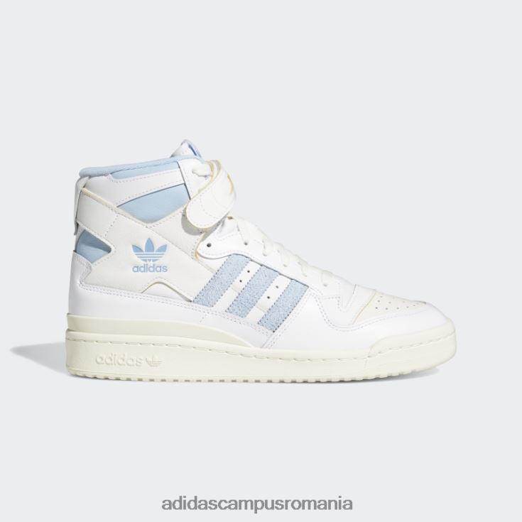adidas campus romania alb forum 84 pantofi înalți bărbați alb/cer J266N24054