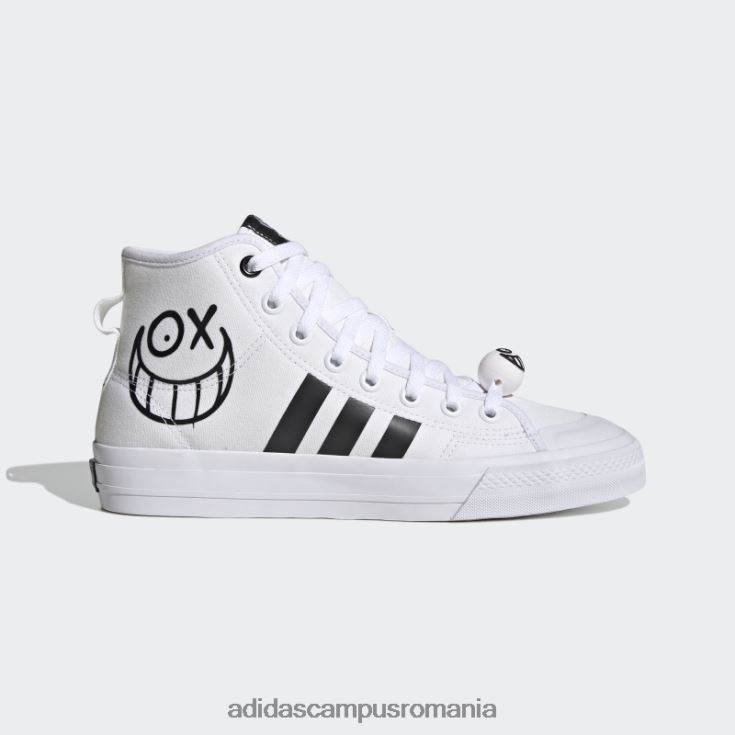 adidas campus romania alb nizza high rf x andré saraiva pantofi adidas bărbați strălucire albă/neagră/roz J266N24683