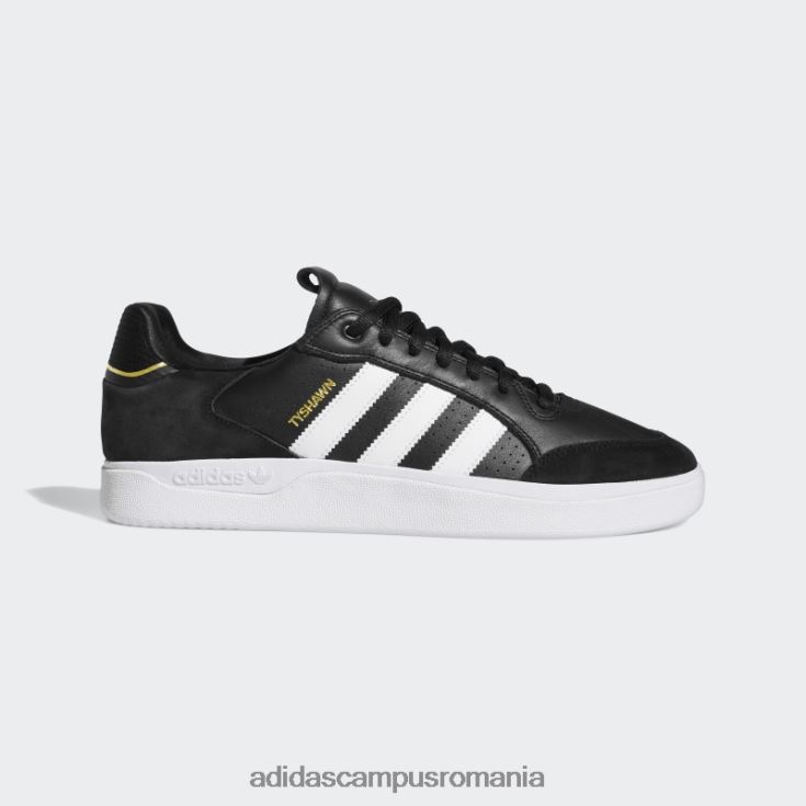 adidas campus romania auriu metalic tyshawn pantofi jos moda bărbați negru/alb/auriu metalic J266N2514