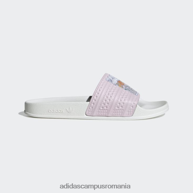 adidas campus romania diapozitive adilette roz bărbați roz/alb J266N2674