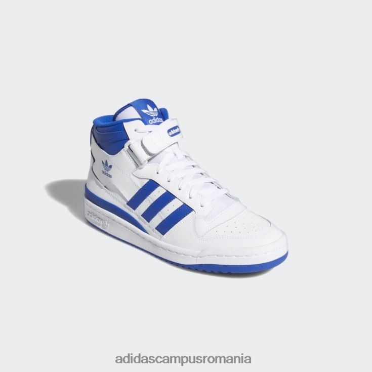 adidas campus romania fashion forum mid pantofi albastru regal bărbați alb/albastru regal J266N2131