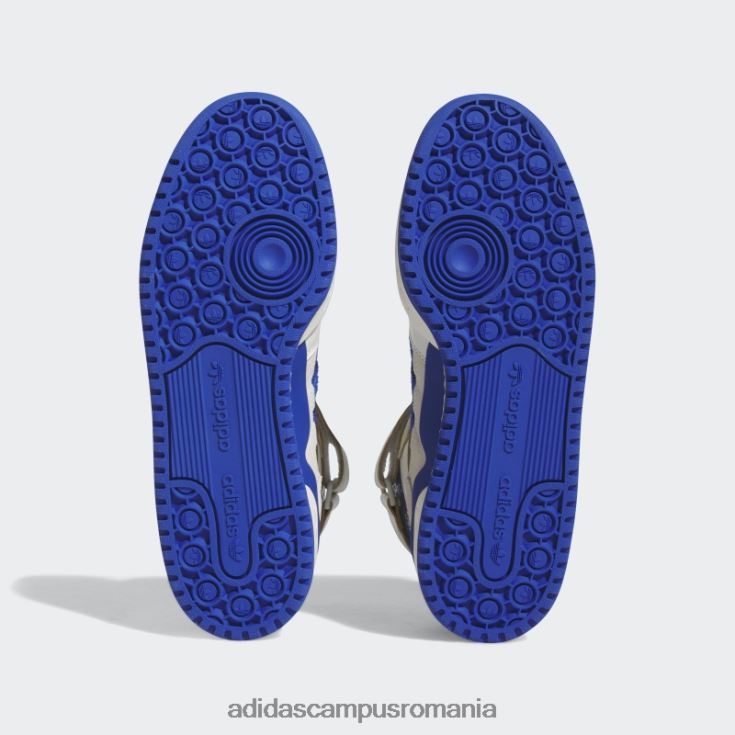 adidas campus romania forum 84 hi pantofi albastru regal bărbați alb/albastru regal J266N264