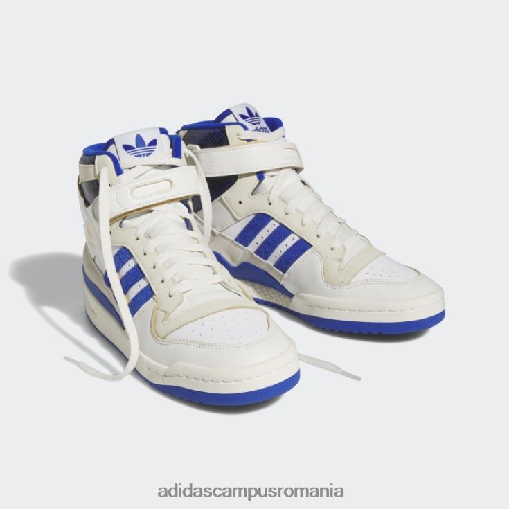 adidas campus romania forum 84 hi pantofi albastru regal bărbați alb/albastru regal J266N264