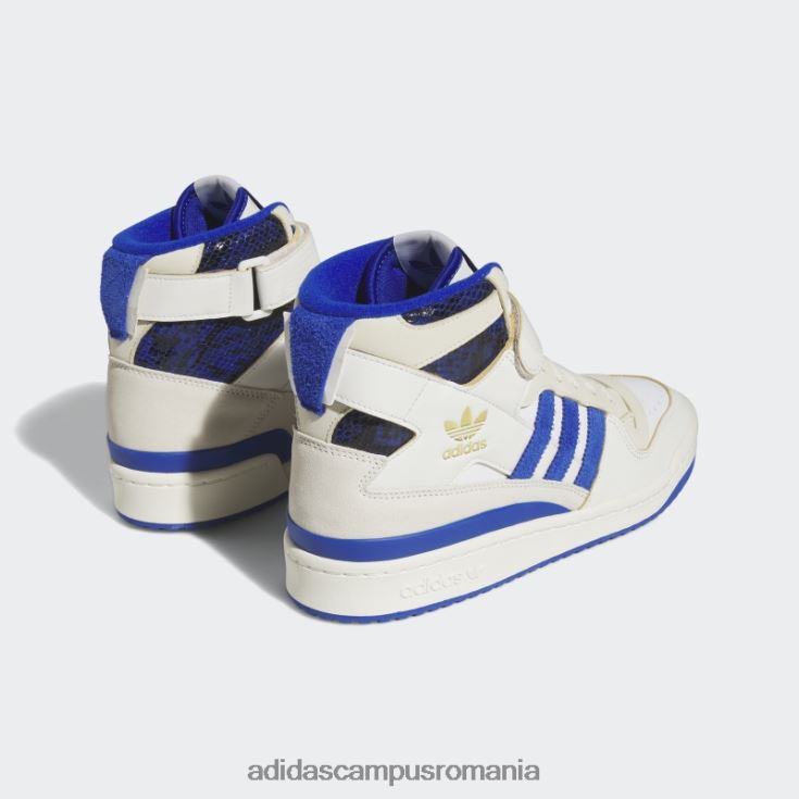 adidas campus romania forum 84 hi pantofi albastru regal bărbați alb/albastru regal J266N264