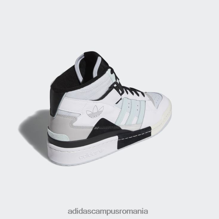 adidas campus romania forum exhibit mid pantofi alb adidas bărbați alb/gri/mentă J266N2744